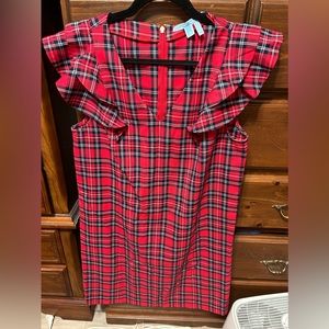 Draper James plaid dress size 12 NWOT